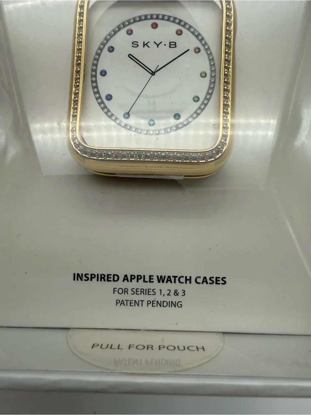Sky Gold Rhinestone Apple Watch Case